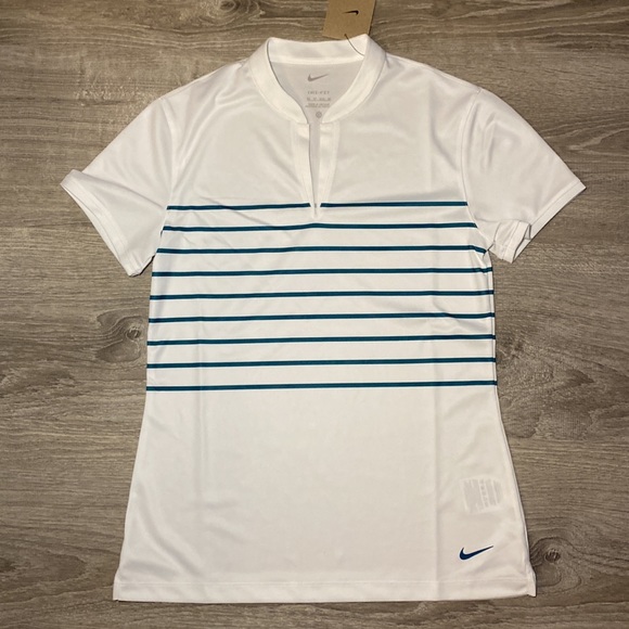 Nike Dri-FIT Victory Women's Striped Golf Polo Size XS - Picture 6 of 7